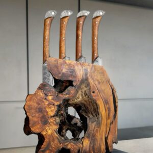 Stojak na noże - Oak